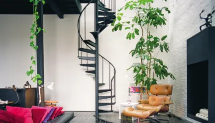 picture of a staircase in a house 